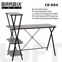 Стол на металлокаркасе BRABIX 