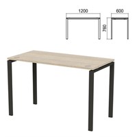 Стол на металлокаркасе 