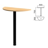 Стол приставной полукруг 