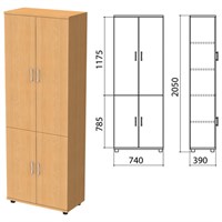 Шкаф закрытый 