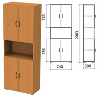 Шкаф полузакрытый 