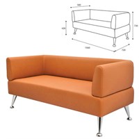 Диван мягкий трехместный 