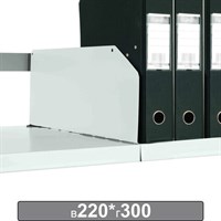 Разделитель к металлическому стеллажу, 300х220 мм, КОМПЛЕКТ 20 шт., К24199510303 291180