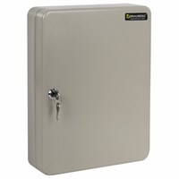 Шкафчик (Ключница) на 140 ключей BRAUBERG, 370х280х80 мм, с замком, +140 брелоков, серый, 290340 290340