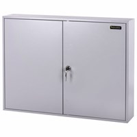 Шкафчик (Ключница) на 300 ключей BRAUBERG, 730х550х140 мм, с замком, +300 брелоков, серый, 290341 290341