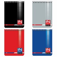 Блокнот МАЛЫЙ ФОРМАТ А6 108х146 мм, 48 л., гребень, мелованная картонная обложка, клетка, BRAUBERG, 