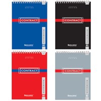 Блокнот А5 146х205 мм, 80 л., гребень, мелованная картонная обложка, клетка, BRAUBERG, 