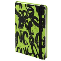 Блокнот с резинкой в клетку 96 л., А5 (145х203 мм), твердая обложка, BRAUBERG, 