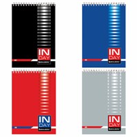 Блокнот БОЛЬШОЙ ФОРМАТ А4 195х297 мм, 80 л., спираль, картон, жесткая подложка, клетка, BRAUBERG, 