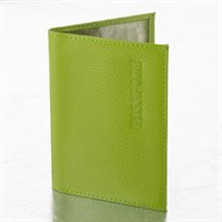 Обложка для паспорта натуральная кожа флоттер, 