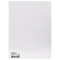 Обложка-файл для свидетельства о рождении, 190х260 мм, ПВХ, прозрачная, STAFF, 237584 237584