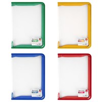 Папка на молнии пластиковая BRAUBERG 