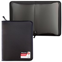 Папка на молнии пластиковая BRAUBERG 