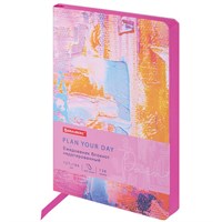 Ежедневник недатированный B6 (127х186 мм), BRAUBERG VISTA, под кожу, гибкий, 136 л., 