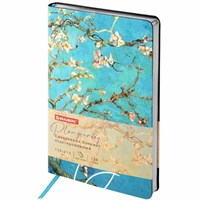 Ежедневник недатированный А5 (138х213 мм), BRAUBERG VISTA, под кожу, гибкий, 136 л., 