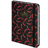 Ежедневник недатированный с резинкой А5 (145х203 мм), BRAUBERG, твердый, 128 л., 