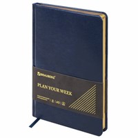 Еженедельник недатированный А5, 145х215 мм, BRAUBERG 