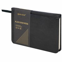 Еженедельник недатированный МАЛЫЙ ФОРМАТ 95х155 мм, А6, BRAUBERG 