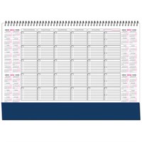 Планинг настольный недатированный ЕЖЕМЕСЯЧНИК (490х350 мм), гребень, 12 л., календарь на 4 года, 18с8 128083