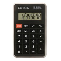 Калькулятор карманный CITIZEN LC310NR (114х69 мм), 8 разрядов, питание от батарейки, LC-310NR 250345