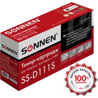 Картридж лазерный SONNEN (SS-D111S) для SAMSUNG M2020-2022/M2070/M2071, ВЫСШЕЕ КАЧЕСТВО, ресурс 1000 стр., 362436 362436