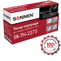 Картридж лазерный SONNEN SB-TN2275 для BROTHER HL-2240R/2240DR/2250DNR, ресурс 2600 страниц, 363071 363071