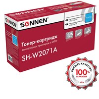 Картридж лазерный SONNEN (SH-W2071A) для HP CLJ 150/178 ВЫСШЕЕ КАЧЕСТВО, голубой, 700 страниц, 363967 363967