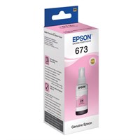 Чернила EPSON 673 (T6736) для СНПЧ Epson L800/L805/L810/L850/L1800, светло-пурпурные, ОРИГИНАЛЬНЫЕ, C13T67364A/698 361046