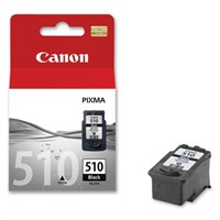 Картридж струйный CANON (PG-510) Pixma MP240/MP260/MP480, черный, оригинальный, ресурс 220 страниц, 2970B007 360990