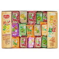 Пастила ПАСТИЛУШКА ассорти, натуральная, фруктовая, БЕЗ САХАРА, 800 г, коробка с окном 622291