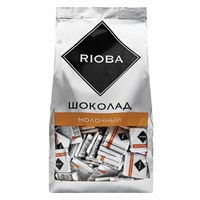 Шоколад порционный RIOBA Молочный 32%, 800 г, пакет, 366305 622250