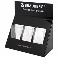 Подставка под письменные принадлежности BRAUBERG, 3 отделения, 34х35х14см, 505922 505922