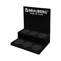 Подставка под ручки и карандаши в тубах BRAUBERG, металл, 6 отделений, 32x30x21 см, 505913 505913