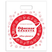 Пакет презентационно-упаковочный ОФИСНАЯ ПЛАНЕТА, 40х50 см, усиленная ручка, 500362 500362