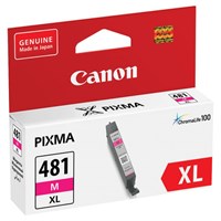 Картридж струйный CANON (CLI-481M XL) для PIXMA TS704 / TS6140, пурпурный, ресурс 474 страницы, оригинальный, 2045C001 363219