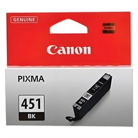 Картридж струйный CANON (CLI-451Bk) Pixma iP7240 и другие, черный, оригинальный, 6523B001 361132