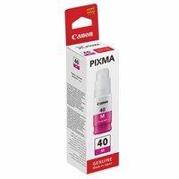 Чернила CANON (GI-40M) для СНПЧ Pixma G5040/G6040, пурпурные, ресурс 7700 страниц, оригинальные, 3401C001 363615