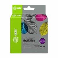 Картридж струйный CACTUS (CS-LC3619XLY) для Brother MFC-J2330DW/J3530DW/J3930D, желтый, ресурс 1500 страниц 363866