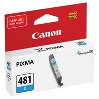 Картридж струйный CANON (CLI-481C) для PIXMA TS704/TS6140, голубой, ресурс 257 страниц, оригинальный, 2098C001 363213