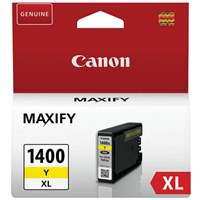 Картридж струйный CANON (PGI-1400XLY) МВ2040/МВ2340, желтый, оригинальный, ресурс 900 стр., 9204B001 362107