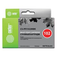 Картридж струйный CACTUS (CS-PFI102MBK) для CANON iPF500/510/F600/605/650/700, матовый черный 362782