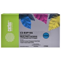 Картридж струйный CACTUS (CS-B3P19A) для HP DesignJet T920/T1500, голубой 363692