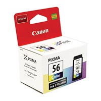 Картридж струйный CANON (CL-56) PIXMA E404/E464, цветной, оригинальный, ресурс 300 стр., 9064B001 362258