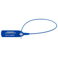 Пломбы пластиковые номерные ФАСТ, самофиксирующиеся, длина 330 мм, СИНИЕ, КОМПЛЕКТ 50 шт. 607443