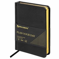 Ежедневник недатированный МАЛЫЙ ФОРМАТ А6, 100х150 мм, BRAUBERG 