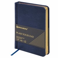 Ежедневник недатированный МАЛЫЙ ФОРМАТ 100x150 мм, А6, BRAUBERG 