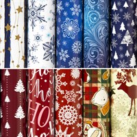 Бумага упаковочная подарочная новогодняя 