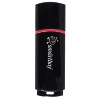 Флеш-диск 16 GB, SMARTBUY Crown, USB 2.0, черный, SB16GBCRW-K 512189