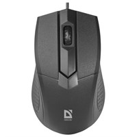 Мышь проводная DEFENDER Optimum MB-270, USB, 2 кнопки + 1 колесо-кнопка, оптическая, черная, 52270 512863