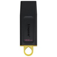 Флеш-диск 128GB KINGSTON DataTraveler Exodia, разъем USB 3.2, черный/желтый, DTX/128GB 513639